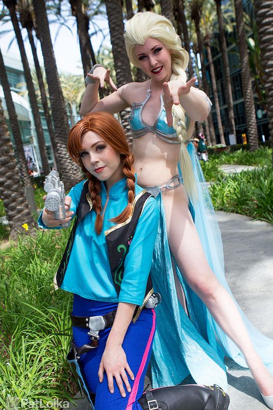 denise quimby recommends slave leia elsa cosplay pic