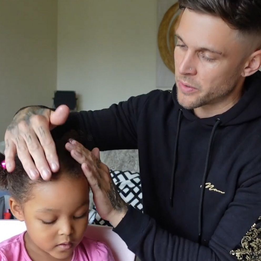 Best of Daddy with cute daughter beautiful hair