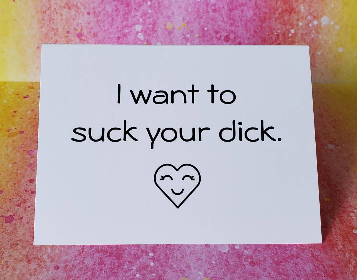 need to suck dick