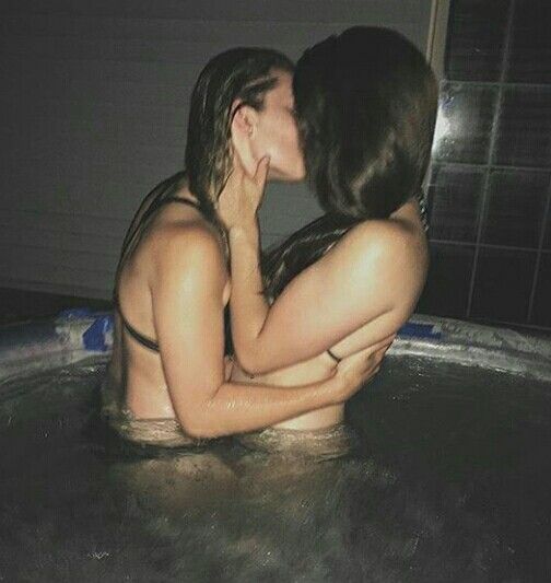 blanca gandara recommends lesbians kissing in bathtub pic