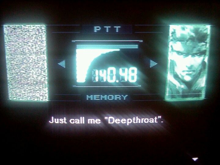 deep throat metal gear