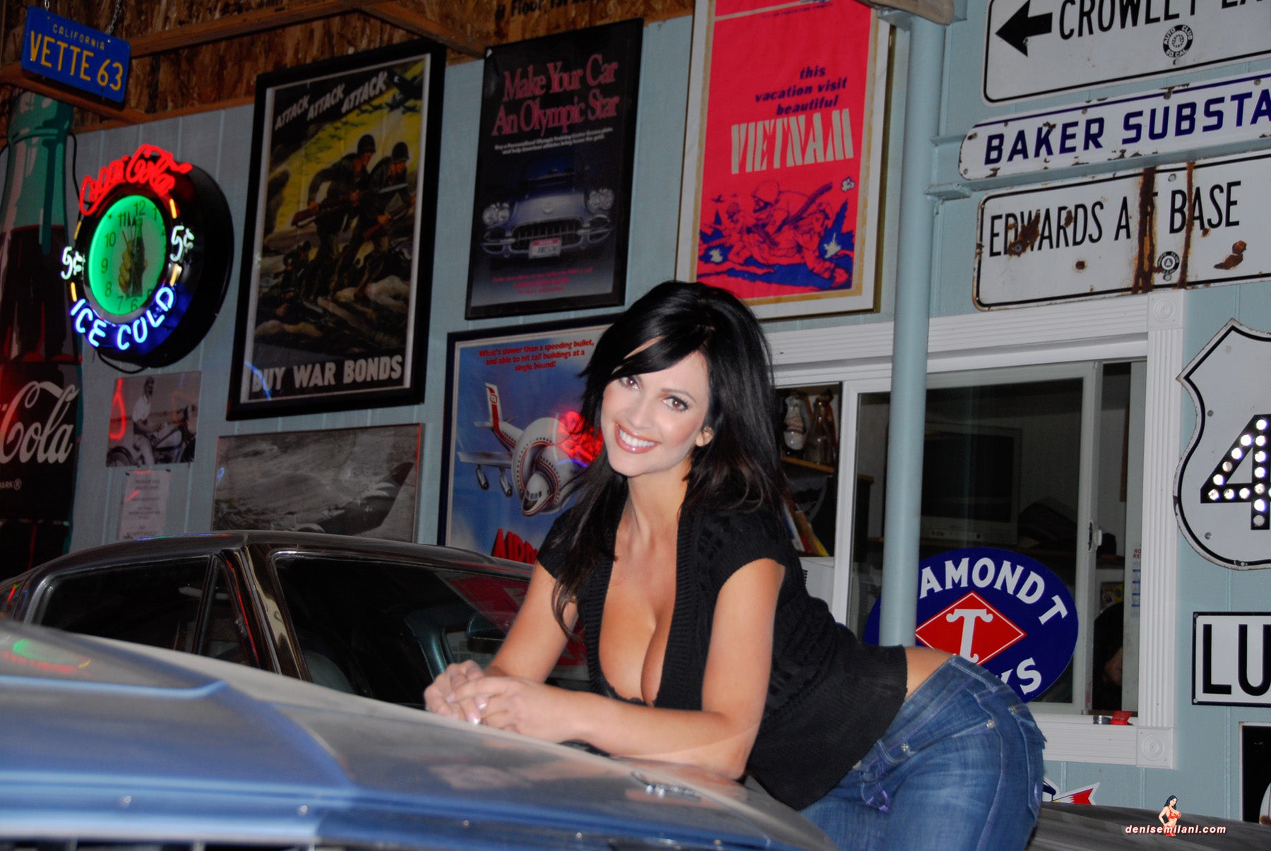 dillon snell recommends denise milani in car pic