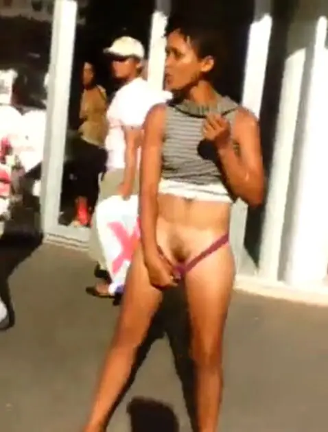 Girl Shows Pussy In Public own semen