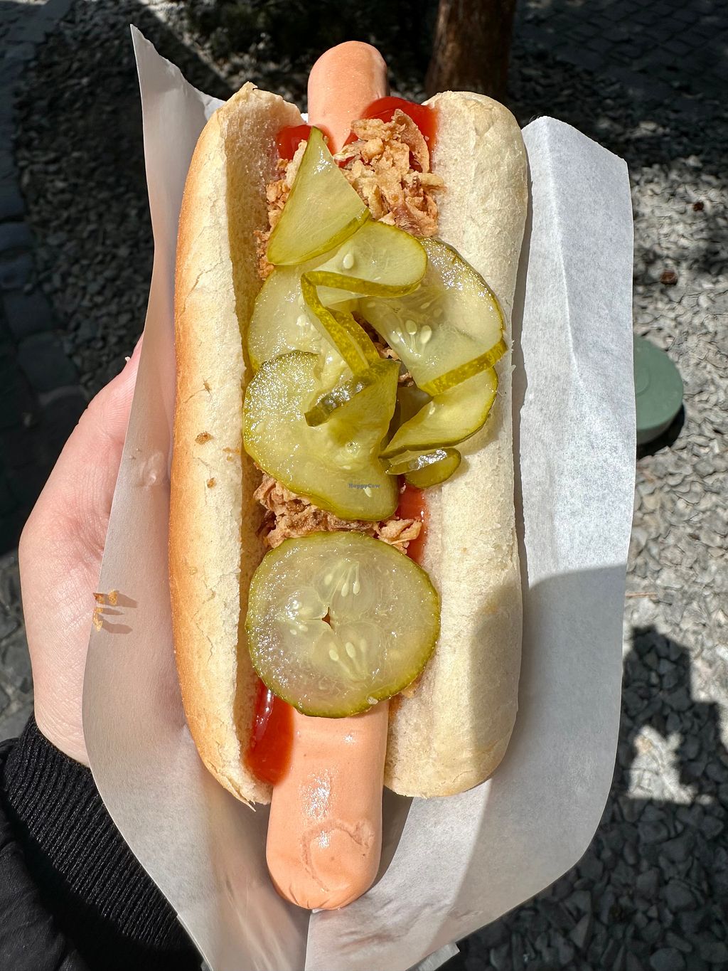 dick in a hot dog