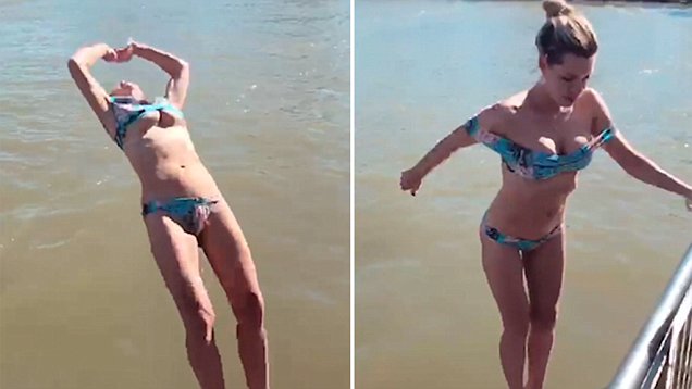 Best of Woman loses bikini top