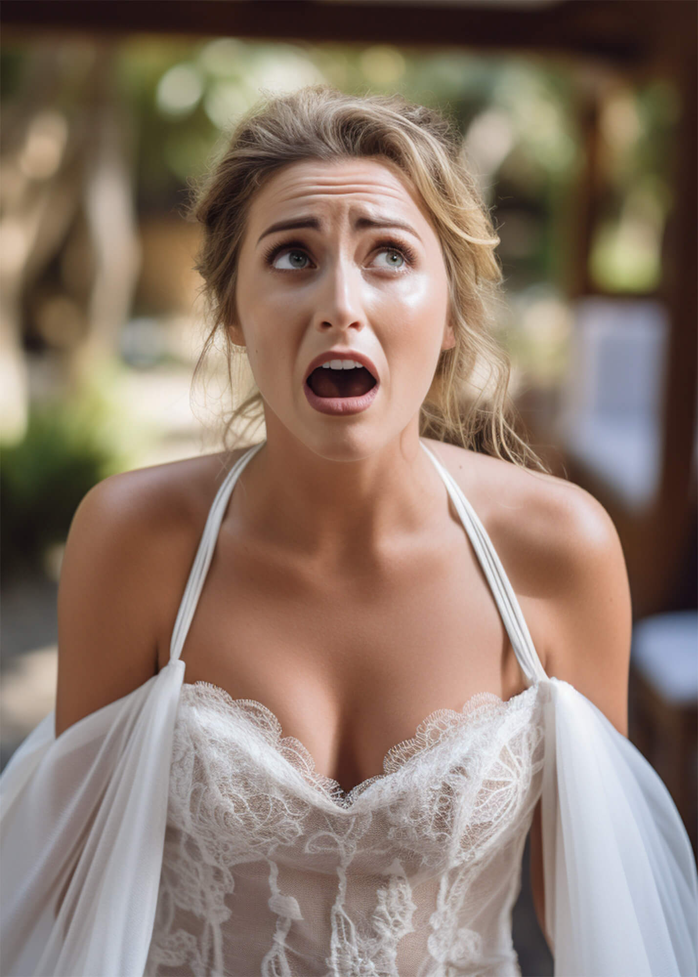 Bride Nip Slips caught added