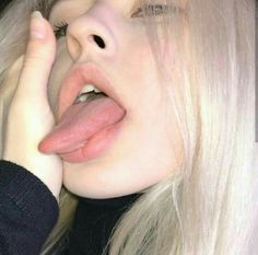 sexy long tongue