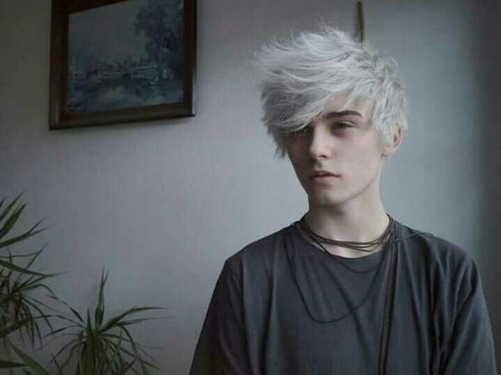 afeefa mohamed recommends emo boy white hair pic