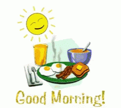 dimple fernando share good morning breakfast gif photos