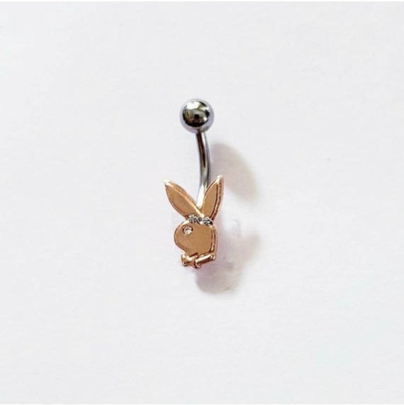 playboy bunny belly button ring