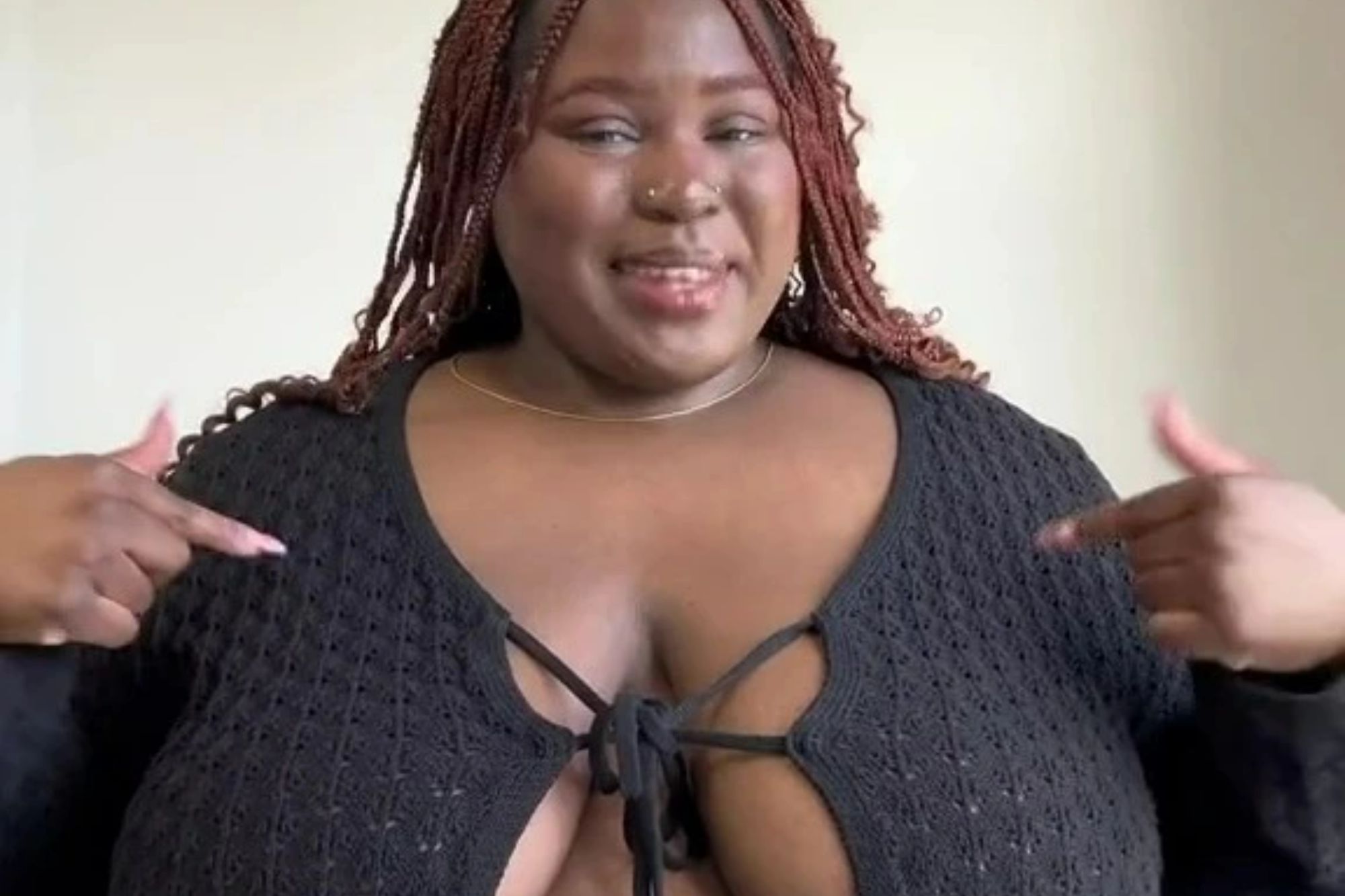 fat girl fake tits