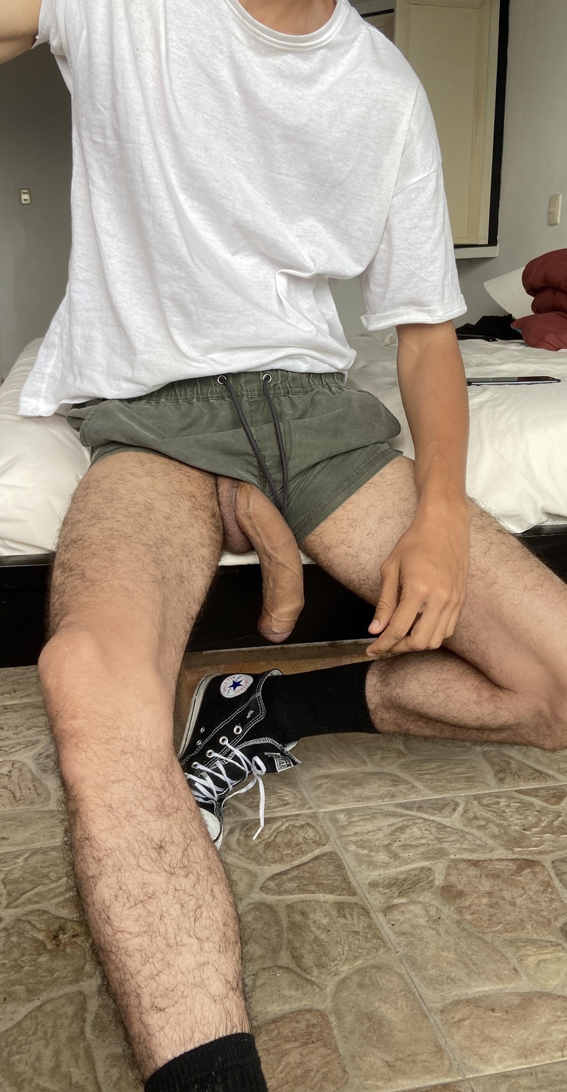 bernard jin add photo huge cock in shorts