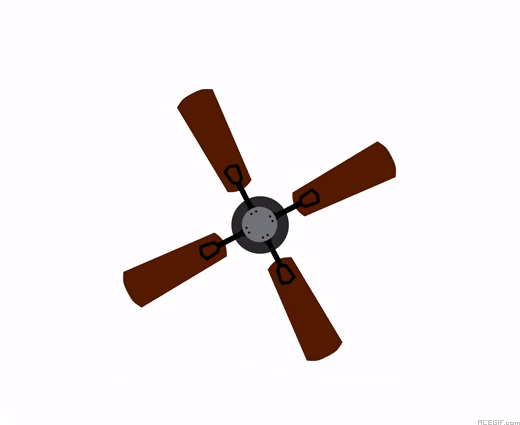 darlene officer recommends fidget spinner ceiling fan gif pic