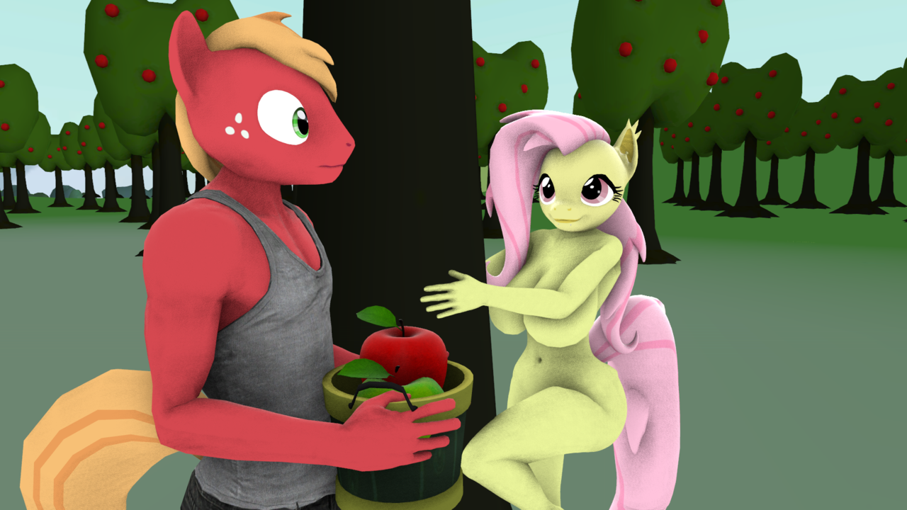 fluttershy and big mac mating