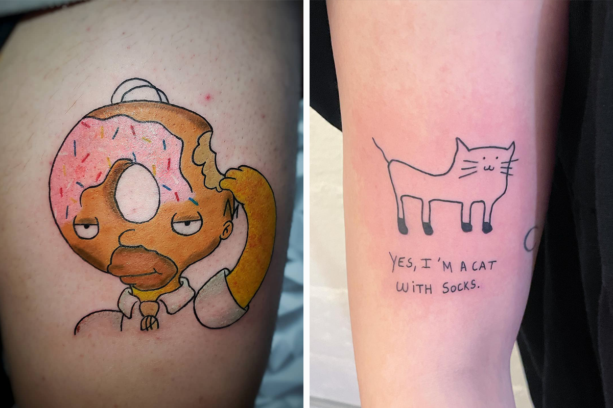 april cody recommends funny tattoos to get on your bum pic