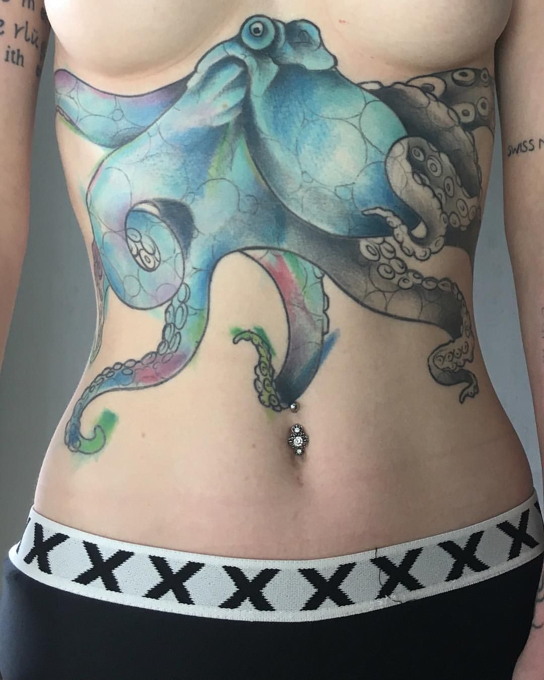caroline plowman recommends girl with the octopus tattoo pic