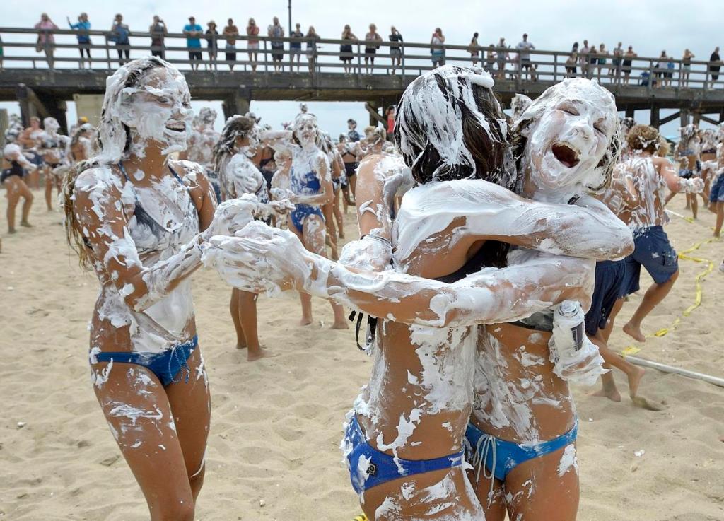 ben schumer recommends girls covered in shaving cream pic