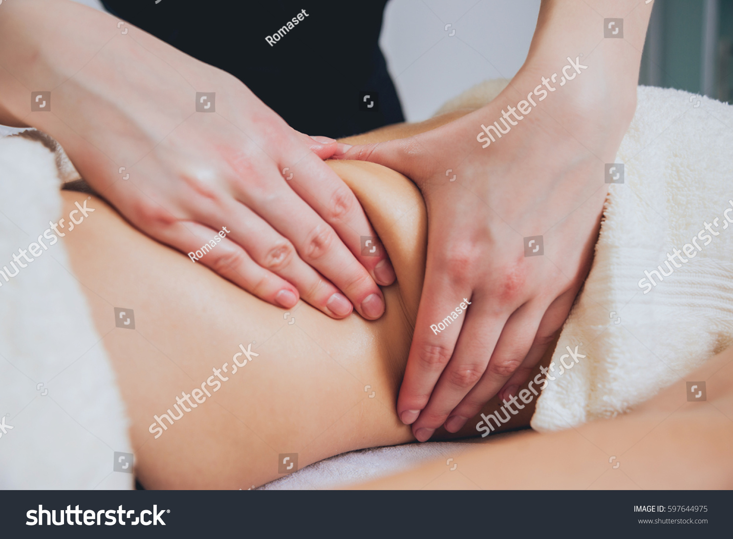 girls massaging each other