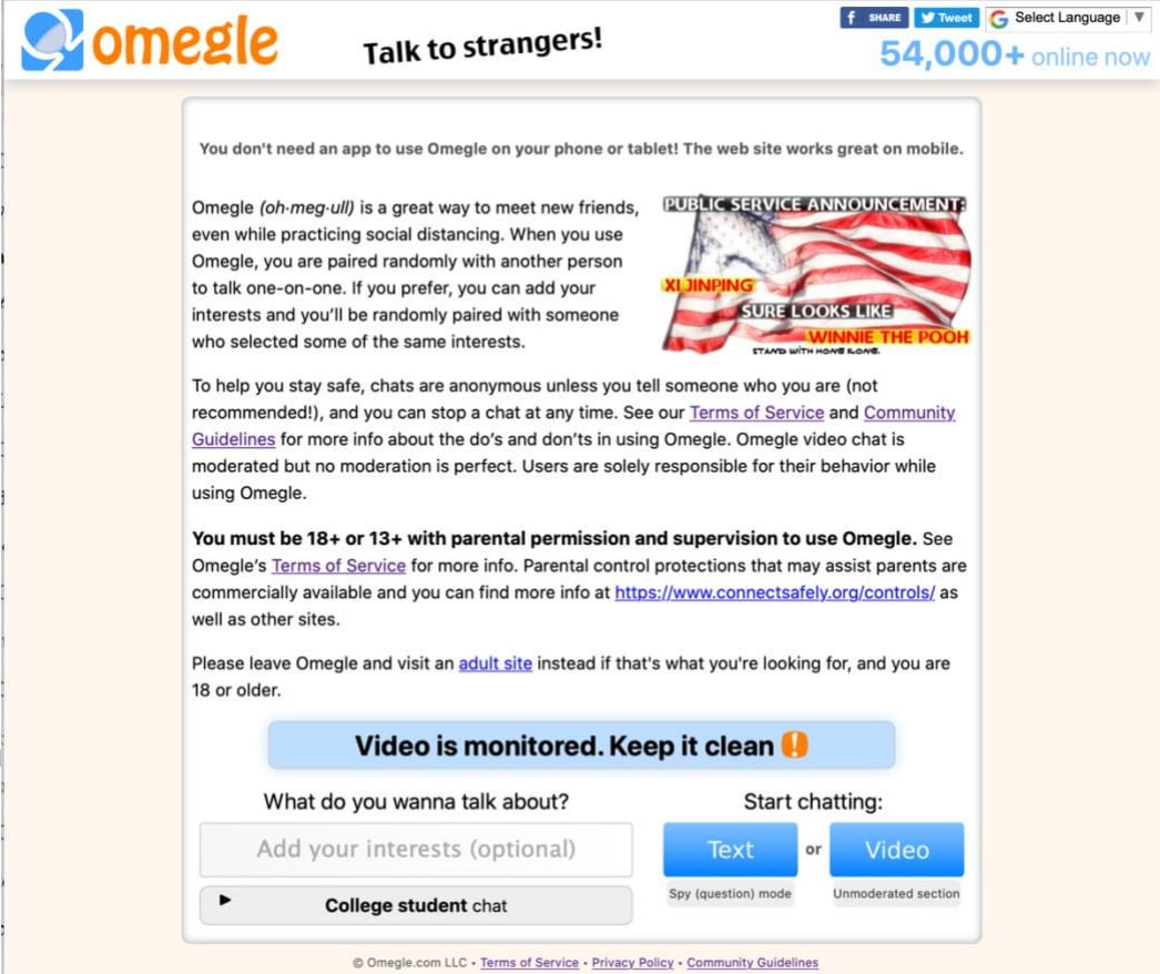 curtis coggins recommends Girls On Omegle Porn