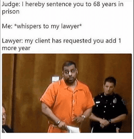 going to jail meme