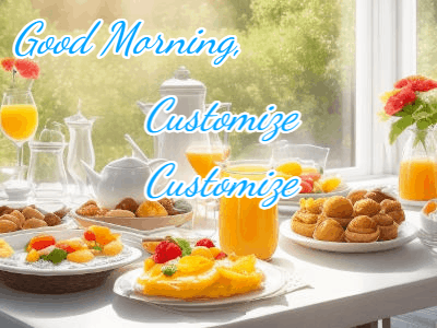cathy lacy add photo good morning breakfast gif