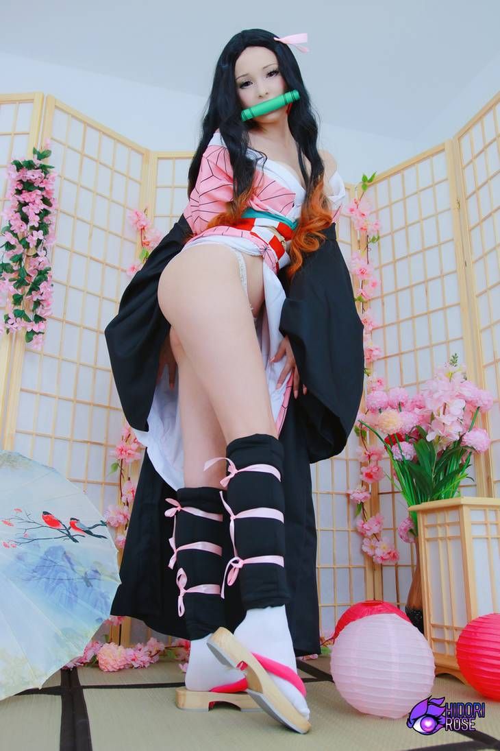 hidori rose nezuko cosplay