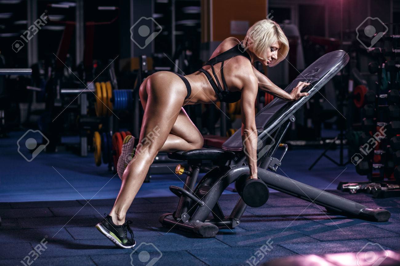carrisa chong add photo hot blonde working out