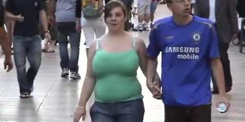 Best of Huge tits candid