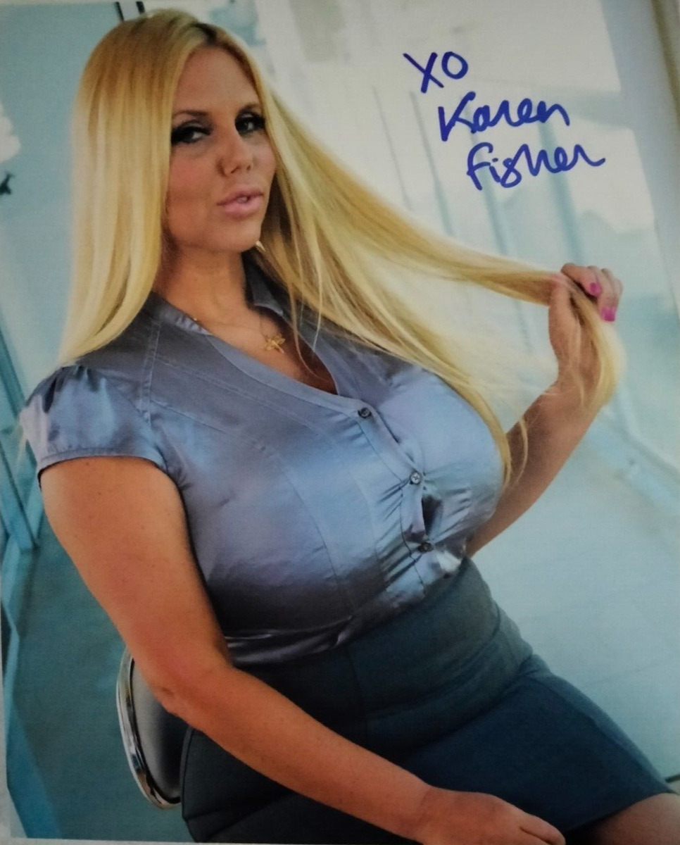 alexander gansel recommends karen fisher blue dress pic