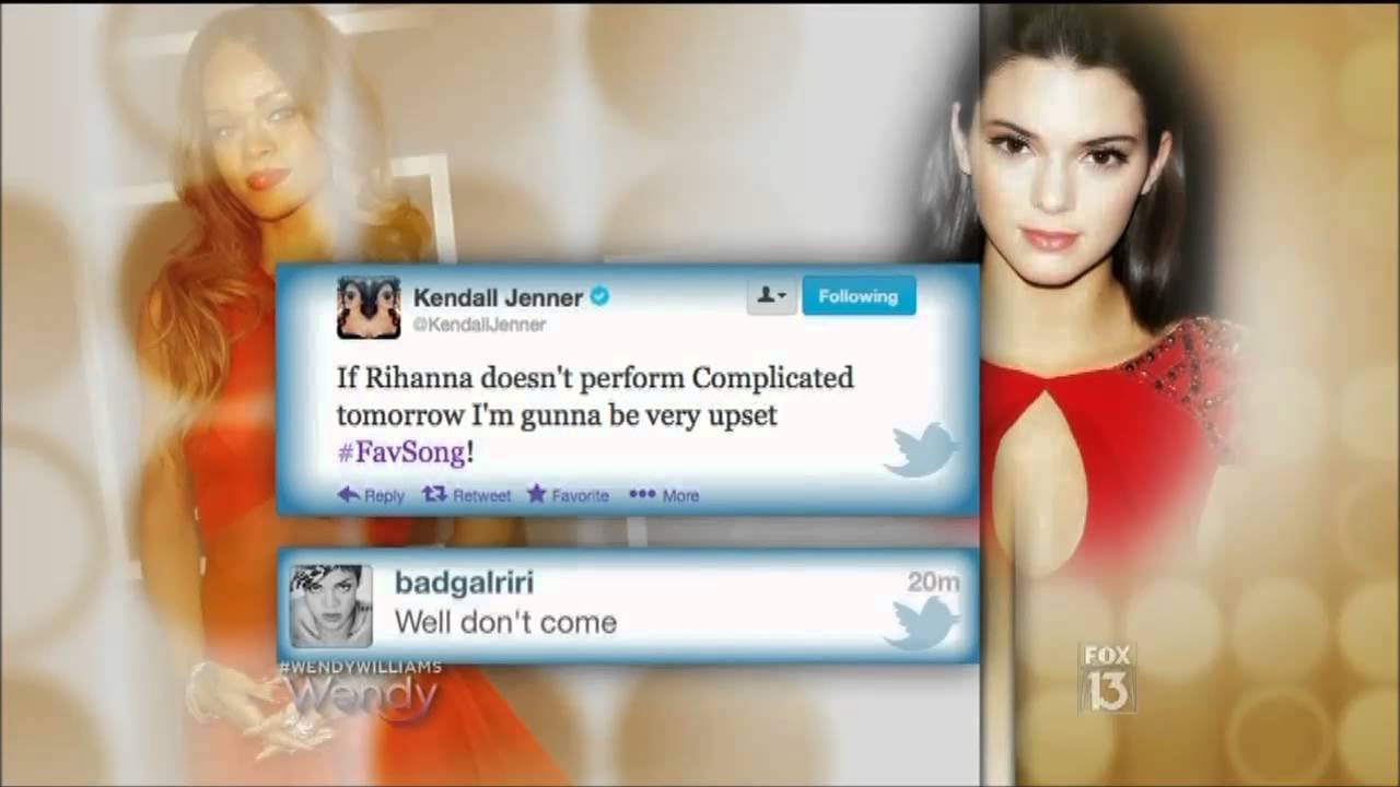 dianne vaughan recommends kendall jenner twitter rihanna pic