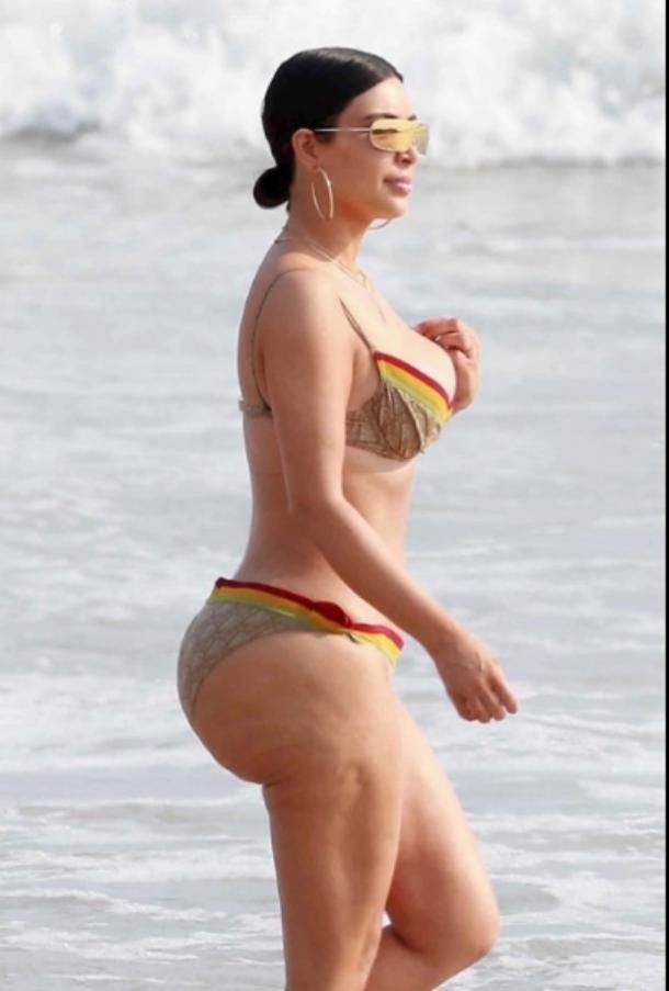 kim kardashian huge booty