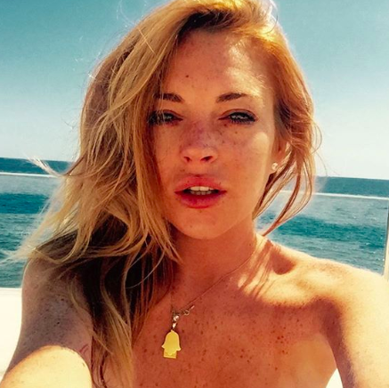 brian sutter recommends Lindsay Lohan Toples Selfie