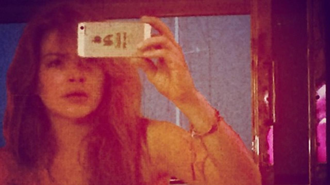 ashley matier recommends Lindsay Lohan Toples Selfie