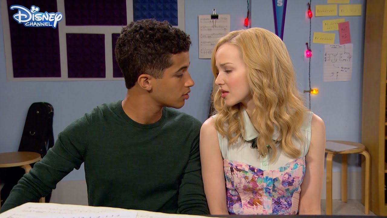 blake hackler recommends liv and maddie kiss pic