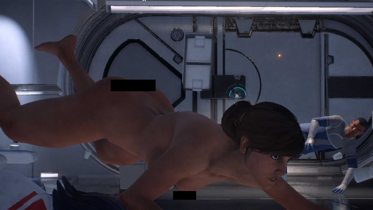 Mass Effect Nude Mod gaping anal