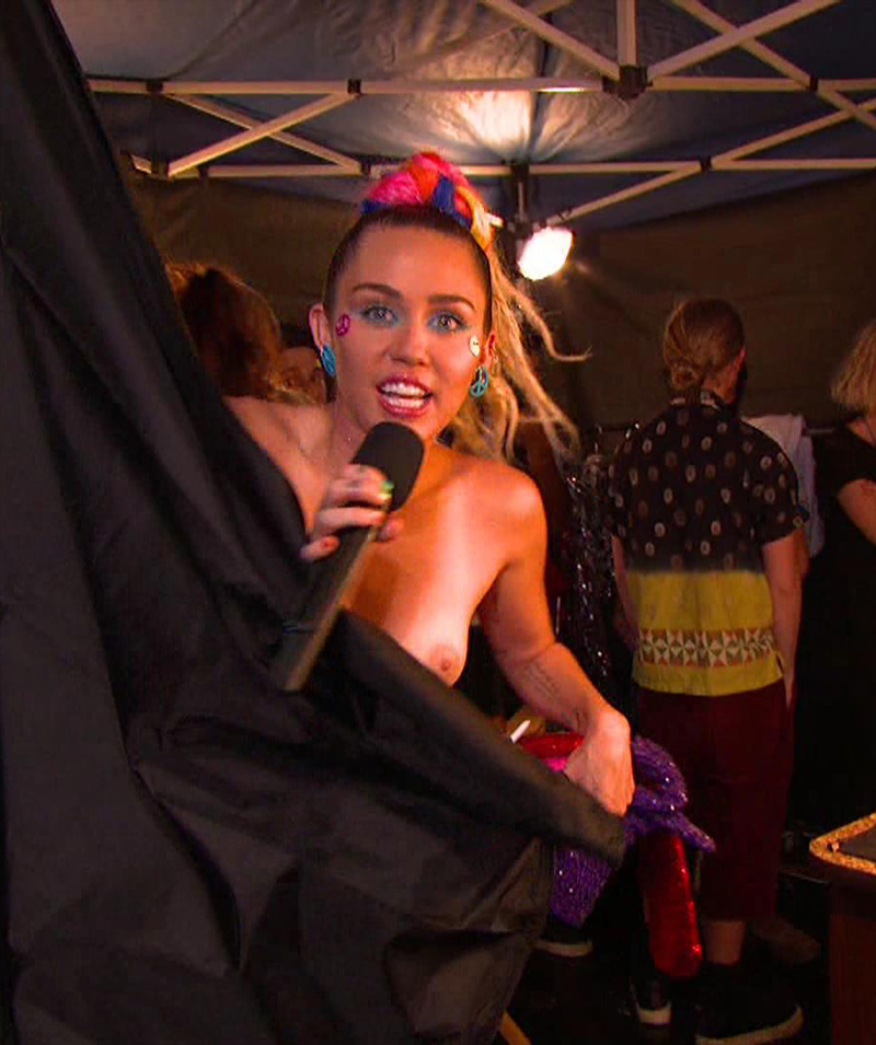 dhanya shankar recommends Miley Cyrus Naked Backstage