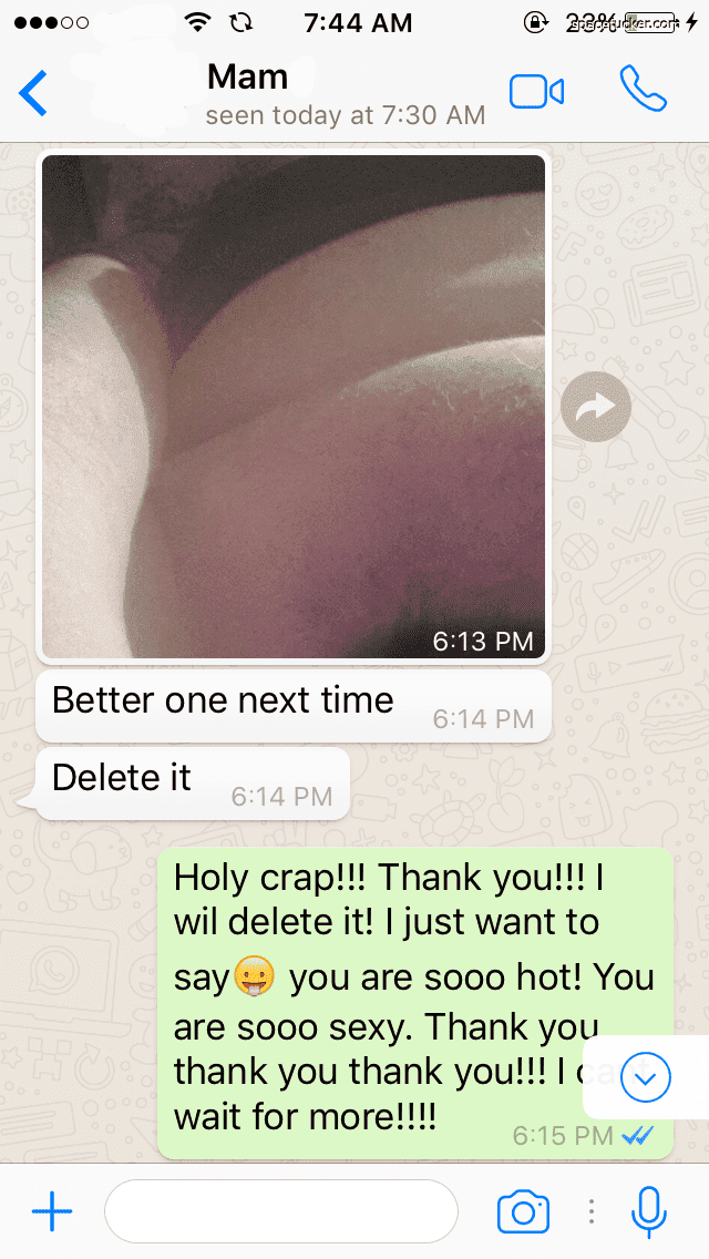mom and son sexting