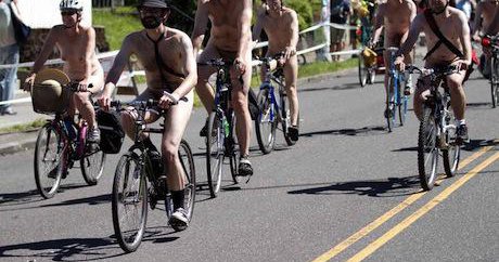 cyril murro add naked bike ride portland or photo