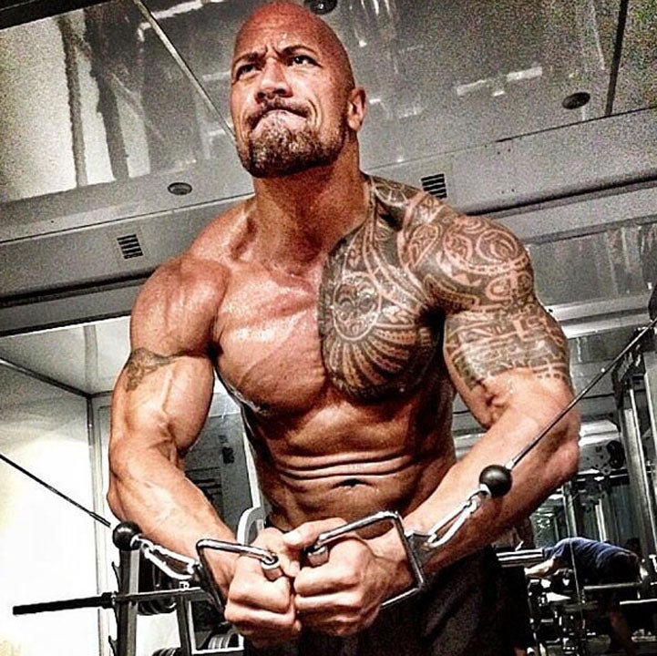 amberly thompson recommends naked dwayne johnson pic