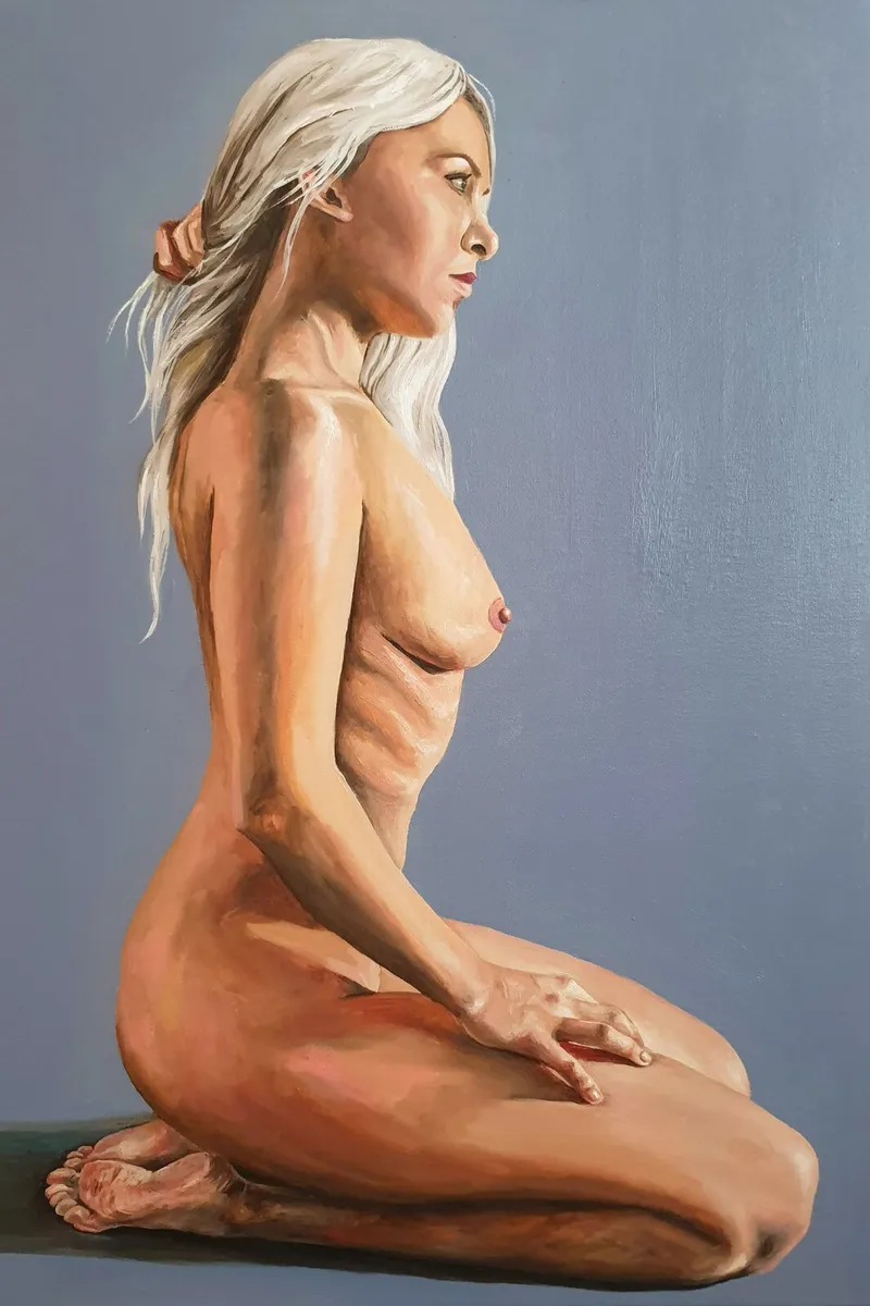 Best of Nude woman on knees
