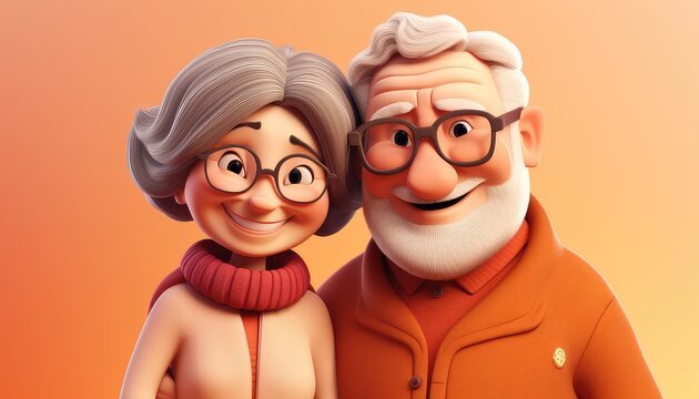 old cartoon couples