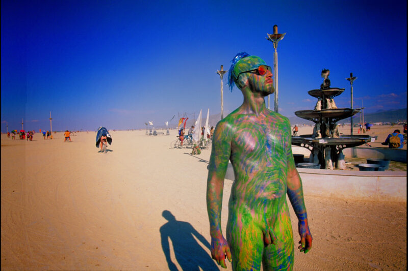 amit chandurkar add pictures of body painting at the burning man festival photo