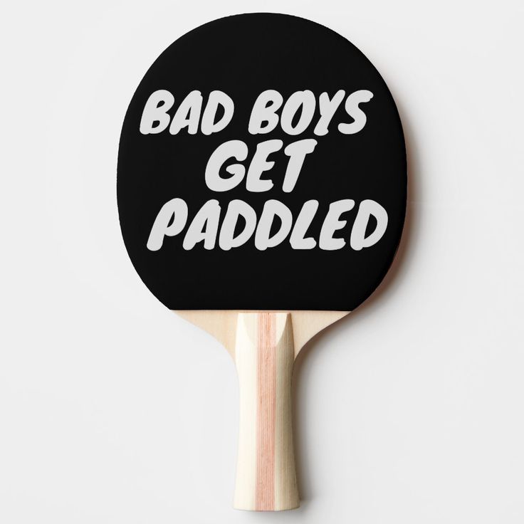 ping pong paddle spanking