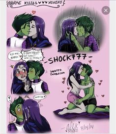 Best of Raven x beast boy fanart