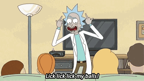 alyssa madewell recommends rick and morty lick my balls gif pic