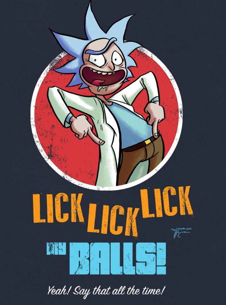 asep doang add rick and morty lick my balls gif photo