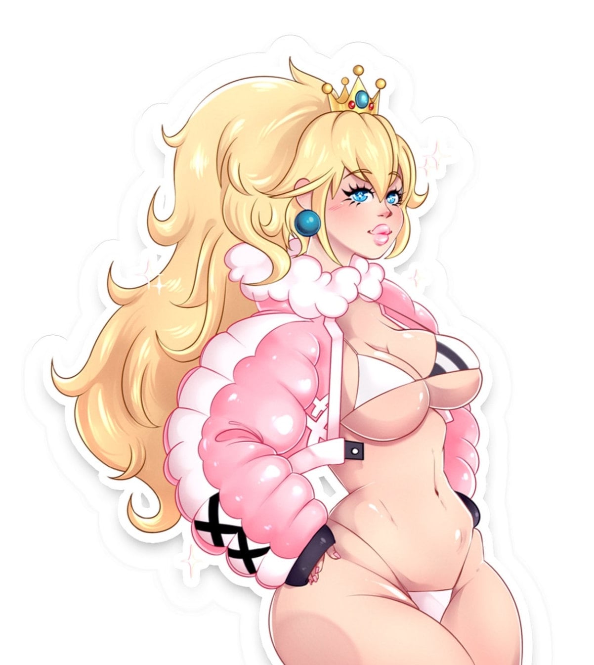 Sexy Princess Peach of friends