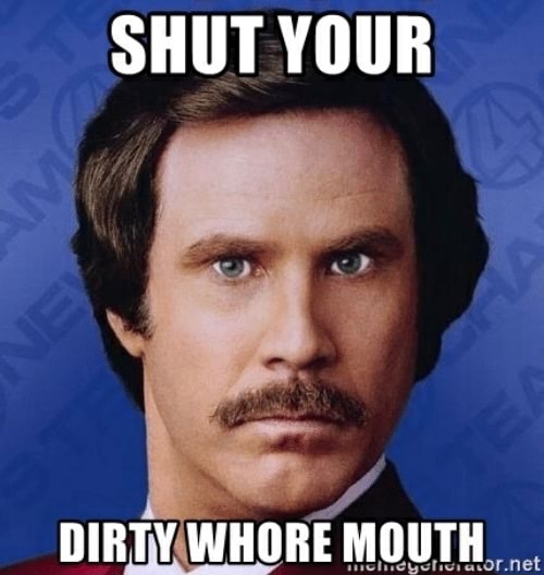 brandon scroggins share shut your dirty whore mouth photos