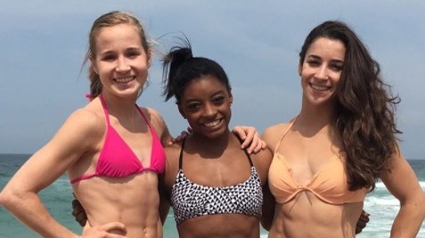 bei yang recommends simone biles camel toe pic