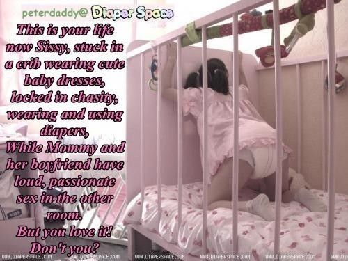 sissy baby humiliated captions